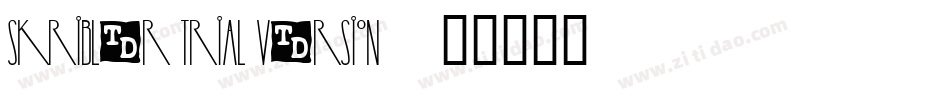 Skribler Trial Version字体转换